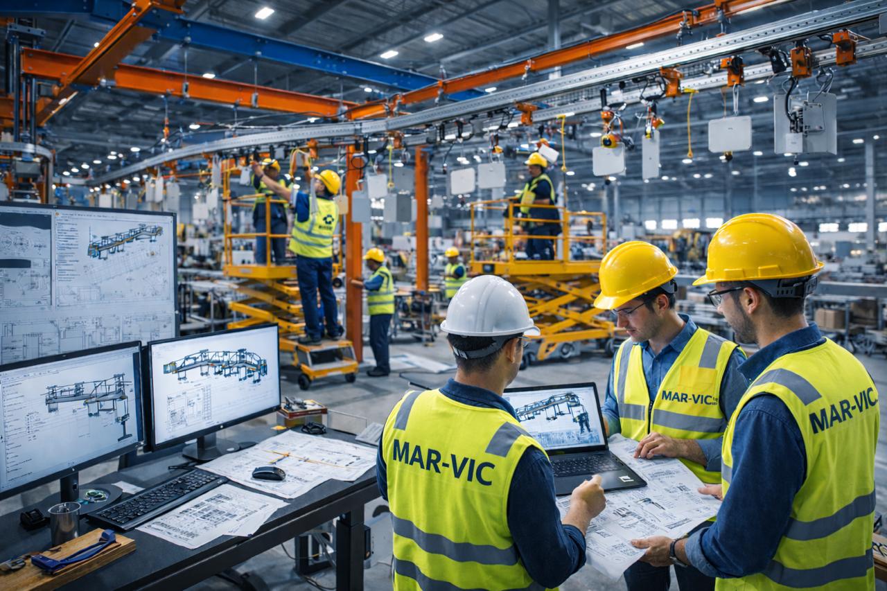 Equipo MAR-VIC en planta industrial