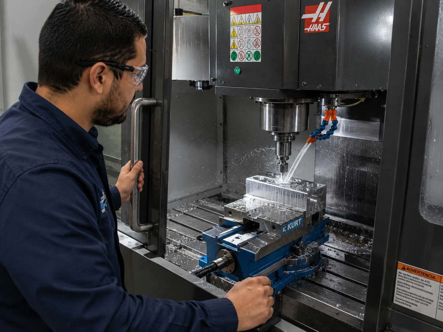 Fabricación de precisión en centro de maquinado